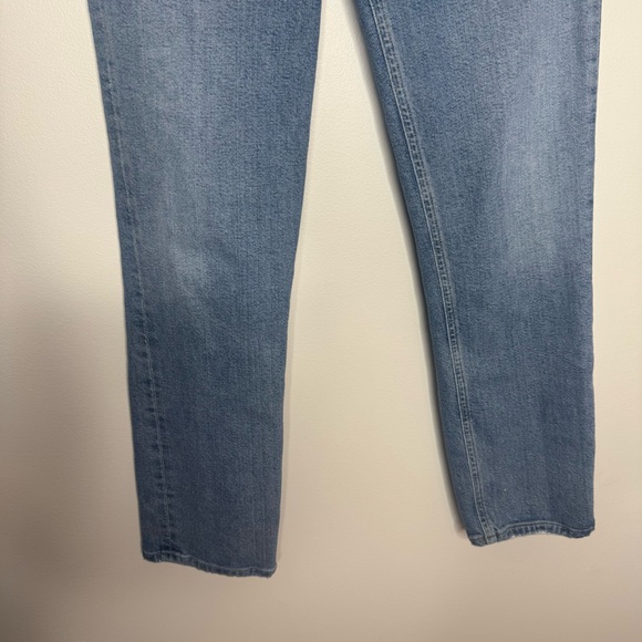 Agolde Wilder Mid Rise Comfort Straight in Cascadia 24 - Picture 4 of 8